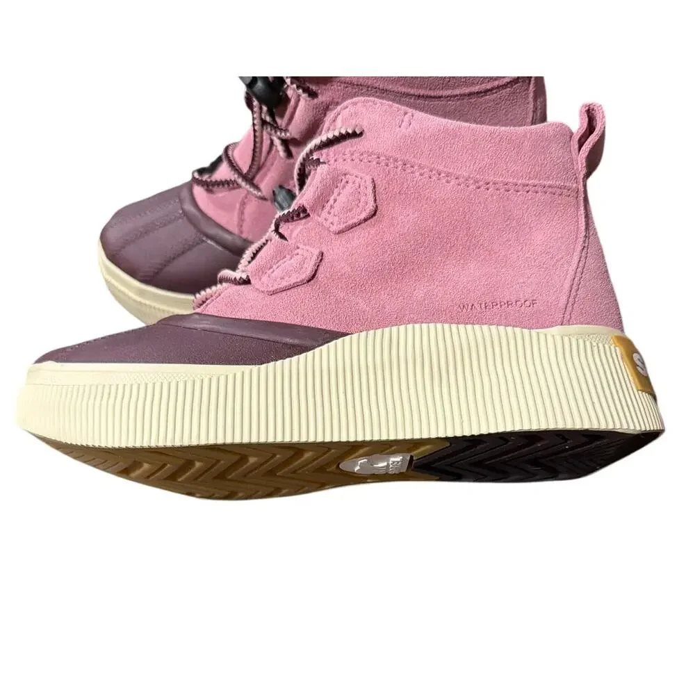Sorel Out N About IV Classic WP Dazed Mauve/Honey White Youth Size 3 New